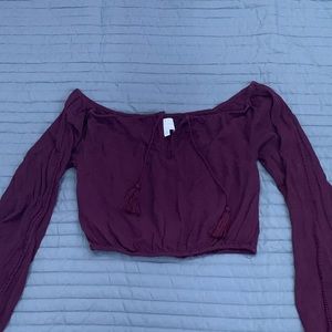 Kendall And Kylie Collection Off The Shoulder Top